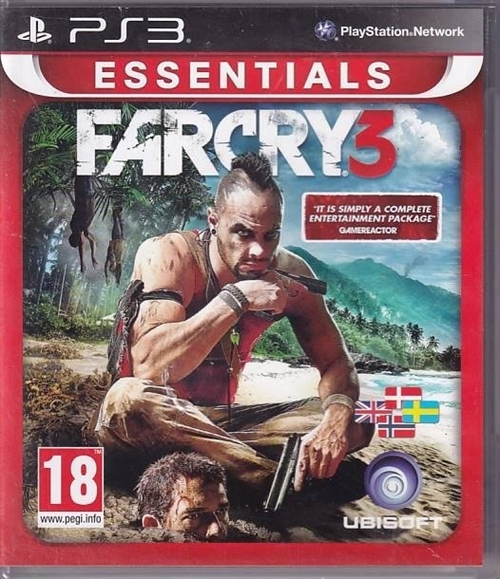 Farcry 3 - Essentials - PS3 (B Grade) (Genbrug)